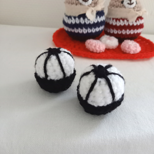 くまの雛人形(小)その壱 あみぐるみ hottocafe212 通販 15386227