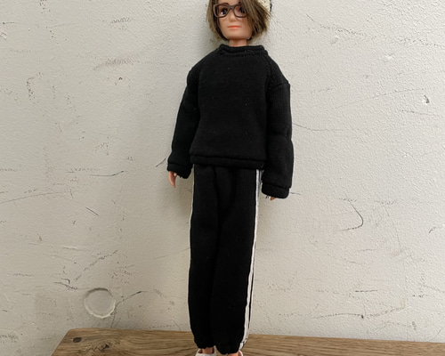 P234 リカちゃん パパ ハンドメイド 服 スウェット ジャージ