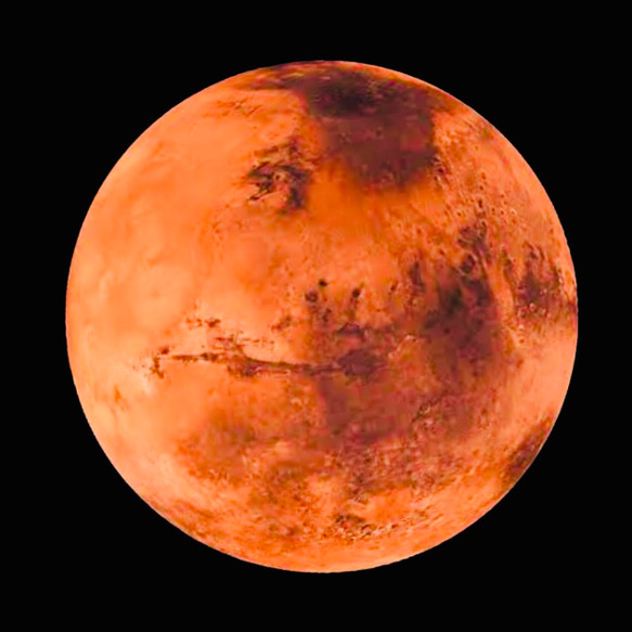 【切り絵×ちぎり絵】Mars ×Jupiter -火星×木星- 原画アート 18枚目の画像