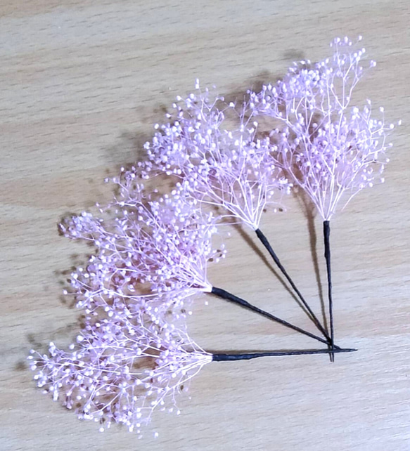 1200円 本物花 かすみ草パープル 髪飾り 1200円 本物花 かすみ草パープル 髪飾り 楽天市場】かすみ草髪飾りパープル