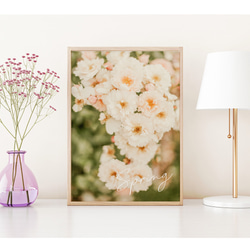 春の花のフォトポスター　/ i1195 / ピンクの桜、モクレン、バラなど　インテリアポスター 6枚目の画像