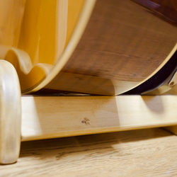 【オーダー品】手作り木工　木製ギタースタンド （オーク） ２本掛け 7枚目の画像