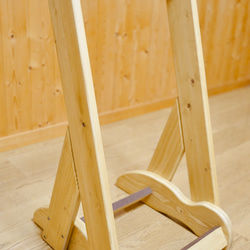 【オーダー品】手作り木工　木製ギタースタンド （オーク） ２本掛け 13枚目の画像
