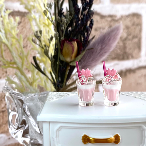 スイーツ＆ドリンク　ミニチュアドリンク　蓄光　樹脂粘土　フェイクスイーツ　お菓子 スイーツ＆ドリンクミニチュアドリンク蓄光樹脂粘土フェイク