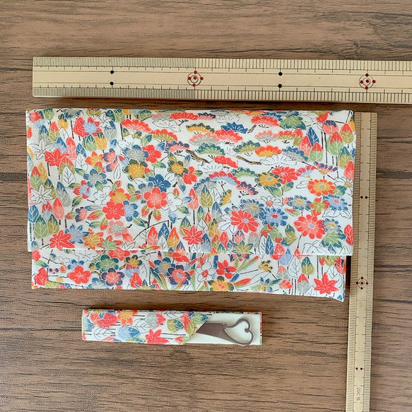 懐紙入れと菓子切り入れセット(四季の草花) 5枚目の画像