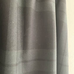 ブラックウォッチのフレアスカート(ブラック) 3枚目の画像