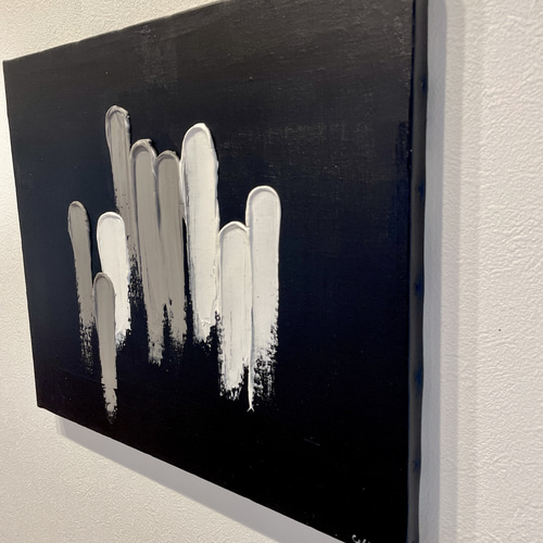 TEXTURE 8°/アートパネル インテリア テクスチャ ブラック