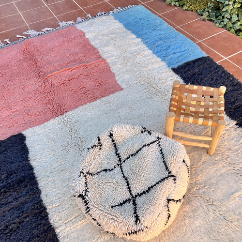 モロッコ ブジャド ラグ カーペット 絨毯 ベニワレン アジラル