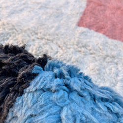 モロッコ　ブジャド ラグ　カーペット　絨毯　ベニワレン アジラル 10枚目の画像