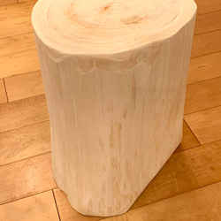 Hinoki  Wood  Stool 【Flare】No.155 1枚目の画像