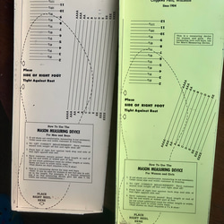 アド付き made in USA 靴サイズ計測デバイス1940-60年代Mason Measuring Device 2枚目の画像