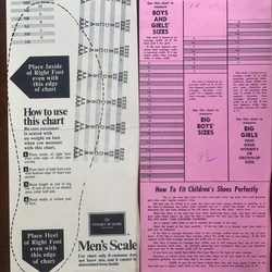 アド付き made in USA 靴サイズ計測デバイス1940-60年代Mason Measuring Device 13枚目の画像