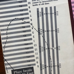 アド付き made in USA 靴サイズ計測デバイス1940-60年代Mason Measuring Device 9枚目の画像