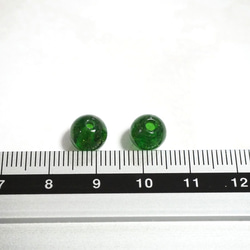5個 とんぼ玉 8mm グリーン ガラスビーズ ガラスパーツ アクセサリーパーツ 【A531】 3枚目の画像