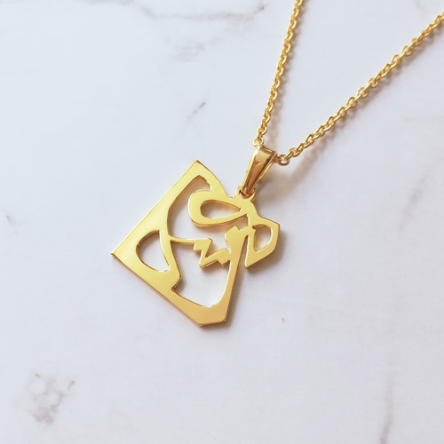 アラビア語 “EGYPT (エジプト)” 文字絵 ペンダント ネックレス