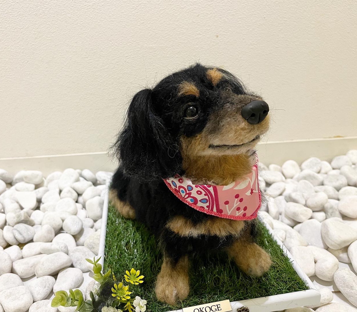 オーダー　ダックス  大きいサイズ♡世界でたった一つ　メモリアル♡うちの子そっくり♡再現　ウェルカムドッグ　記念品 78,000円