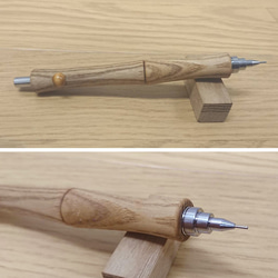 木軸シャープペンシル PG-オーク T-1 （茶色系） 製図用 木軸