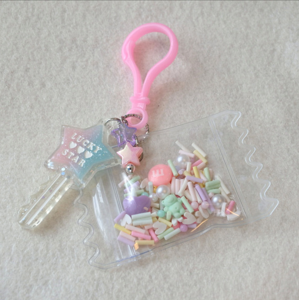 【オビツ１１】キャンディーバッグセット １４ ピンク×ピンク くま