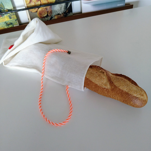 リネンのフランスパン袋 7枚目の画像