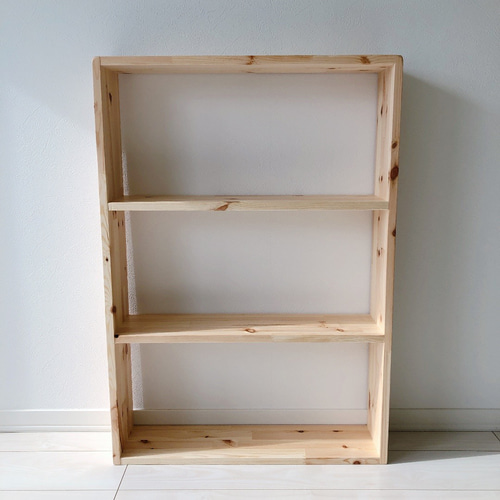 オープンシェルフ ハンドメイド シンプル棚 マグカップ収納 フリー