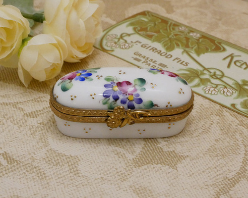 リモージュボックス ワインメニュー ブック型 フランス製 小物入れ