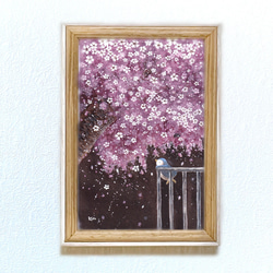 【受注制作】春の動物園【桜とペンギン】 1枚目の画像
