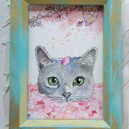 春日和 －『猫と桜』 イラスト チェリー Cherry 通販 15391044