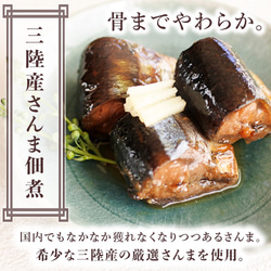 ＜手づくり＞ことこと煮魚 三陸の味 受賞セット（5パック入り）◆レンジ対応◆送料無料※一部地域 7枚目の画像