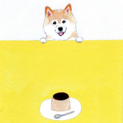 【オーダー制作】うちの子イラスト（犬・猫）　※ポストカードサイズ木製額縁入り　 9枚目の画像