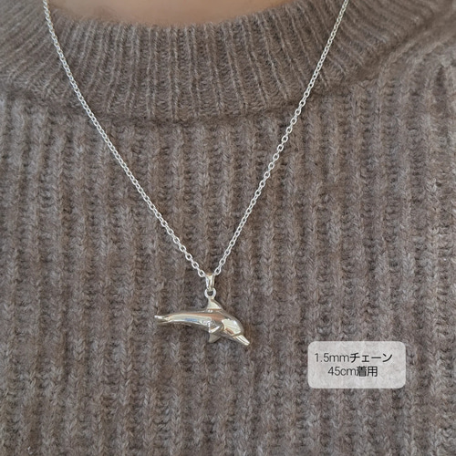 イルカ ペンダント トップ】 ネックレス イルカネックレス
