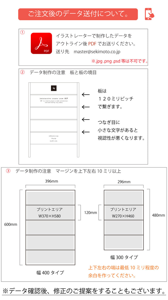 【白文字タイプ】A型ショップ看板製作（片面/両面）折りたたみ式　幅４０ｃｍ　選べるストッパー有り無し 6枚目の画像