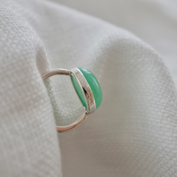 [オーストラリアの新緑chrysoprase]ring 6枚目の画像