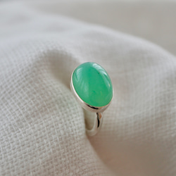 [オーストラリアの新緑chrysoprase]ring 4枚目の画像