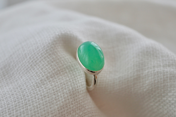 [オーストラリアの新緑chrysoprase]ring 4枚目の画像