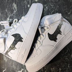 オーダー3ヶ月待ち！NIKE Airforce1カスタムスニーカー受付中 4枚目の画像