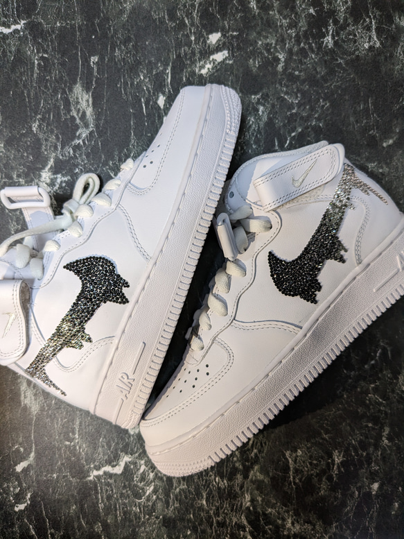 オーダー3ヶ月待ち！NIKE Airforce1カスタムスニーカー受付中 4枚目の画像