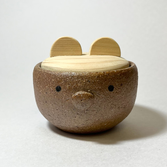 くまのシュガーポット　小 1枚目の画像