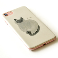 【iphone15対応】［多機種対応］シャム猫ハードケース 3枚目の画像