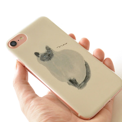 【iphone15対応】［多機種対応］シャム猫ハードケース 4枚目の画像