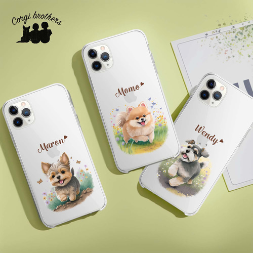 【sticky zoo】ストライプダックスフント子犬 iPhoneケース７色 STRIPED DACHSHUND PUPPY CASE – Sticky Zoo®