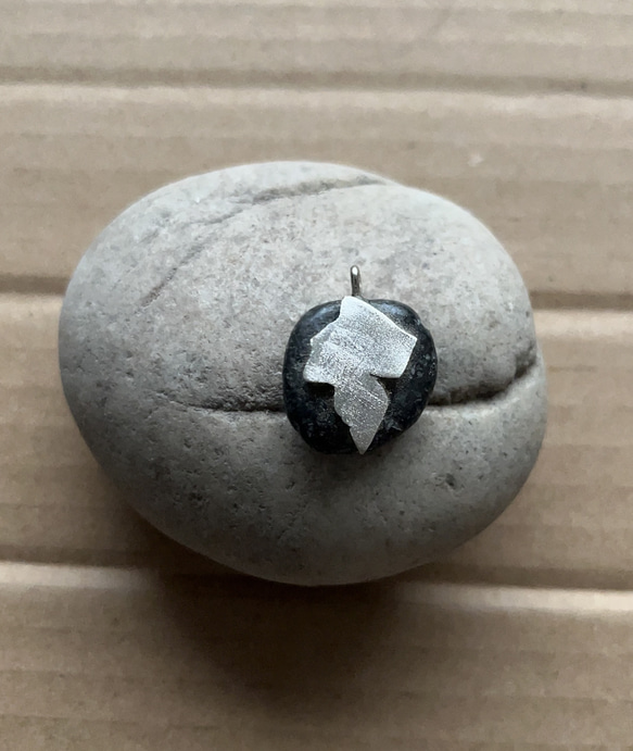 自然石と銀製品のオブジェ！ペンダントヘッド‼︎石no1no２no3 2枚目の画像