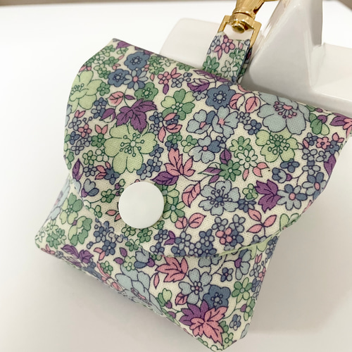 NEW☆ GPS BOTトークケース パープル 水色 フラワー 雑貨