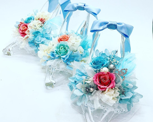 シンデレラのガラスの靴 プリザーブドフラワー fleur misaki 通販