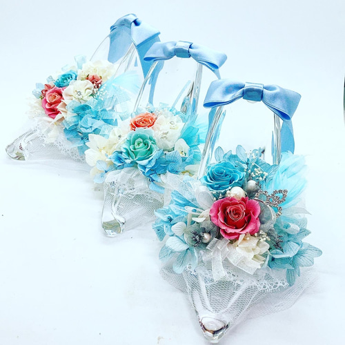 シンデレラのガラスの靴 プリザーブドフラワー fleur misaki
