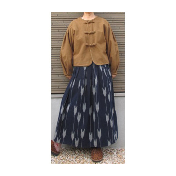 型紙/5号～17号/縫い代付カット済み/チャイナボタンジャケット(JK-0019