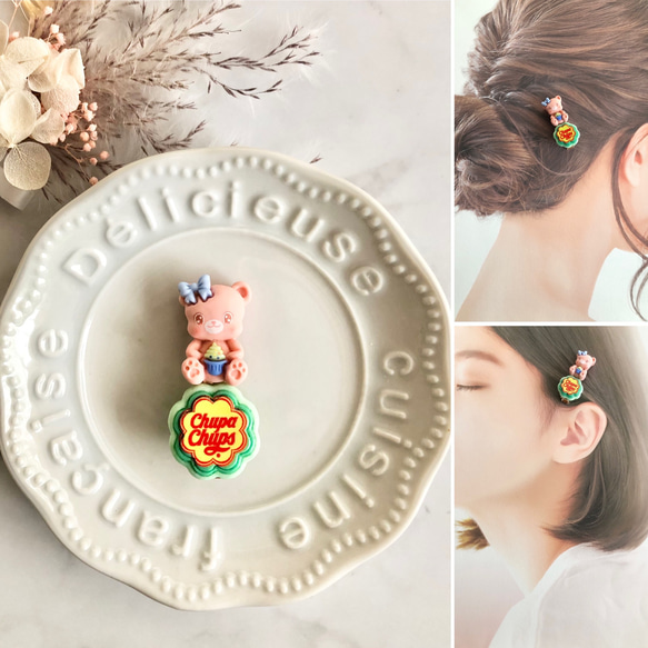 ふわふわアニマル ベビーヘアクリップ ヘアピン ヘアゴム ヘアアクセサリー アニマル ② ベビーヘアクリップ ヘアピン ヘアゴム ヘアアクセサリー