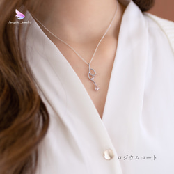 桜の花びらネックレス -モルガナイト- 14枚目の画像