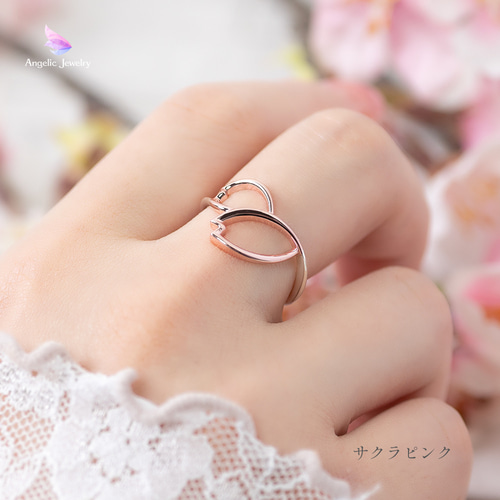 桜の花びらリング 指輪・リング Angelic Jewelry 通販 15392912