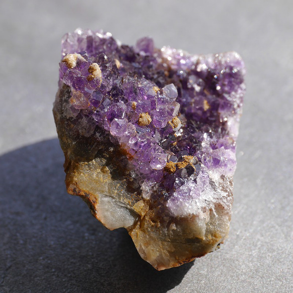 天然石アメジスト約62g約54mm(ウルグアイ産)クラスター現物☆紫水晶2月誕生石鉱物原石[uac-230204-01] 10枚目の画像