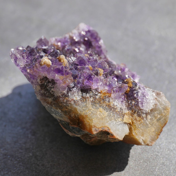 天然石アメジスト約62g約54mm(ウルグアイ産)クラスター現物☆紫水晶2月誕生石鉱物原石[uac-230204-01] 11枚目の画像